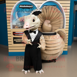 Beige Armadillo mascotte...