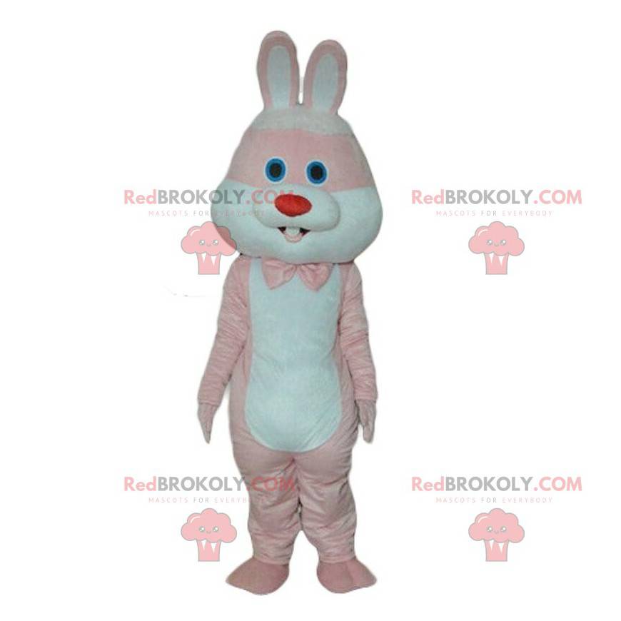 Costume mascotte de Lapin rose