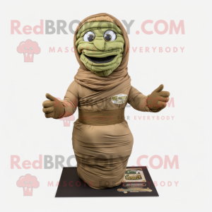 Olive Mummy mascotte...