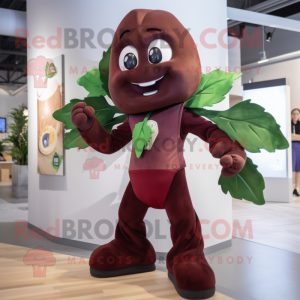 Maroon Beanstalk maskot...