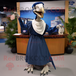 Navy Deinonychus maskot...