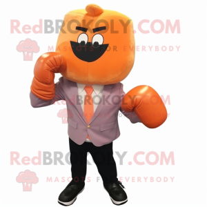 Peach Boxing Glove maskot...