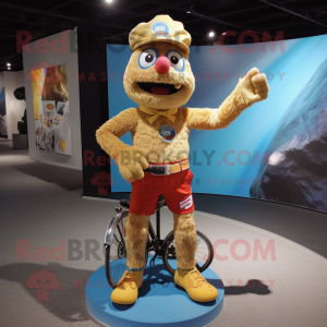 Gull Unicyclist maskot...