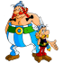 Asterix- und Obelix-Maskottchen