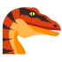 Velociraptor maskot