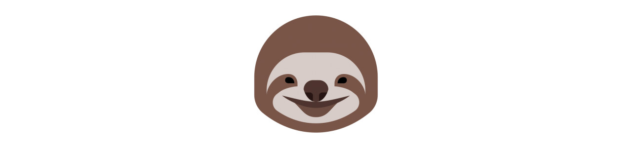 mascotes do urso-preguiça - Traje Mascote -